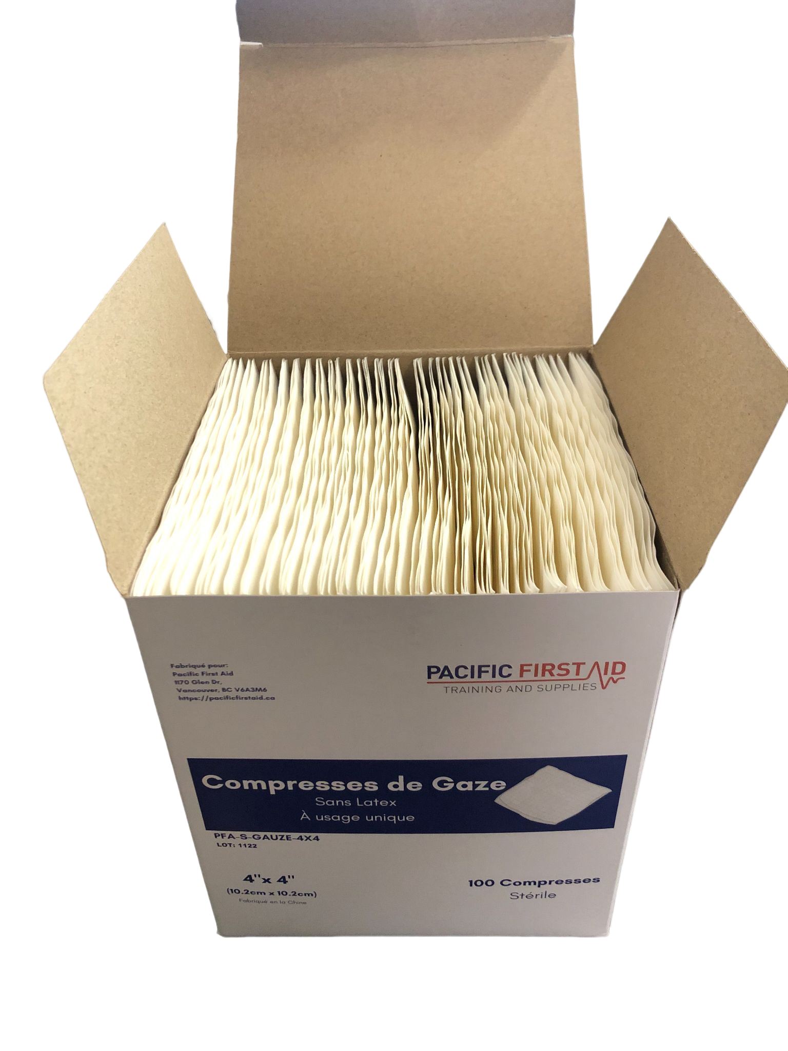 Sterile Gauze Pad 3"x 3" & 4"x 4"