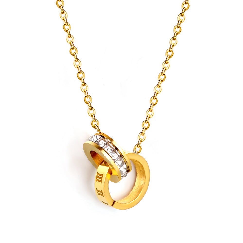 Timeless Double Circle Necklace