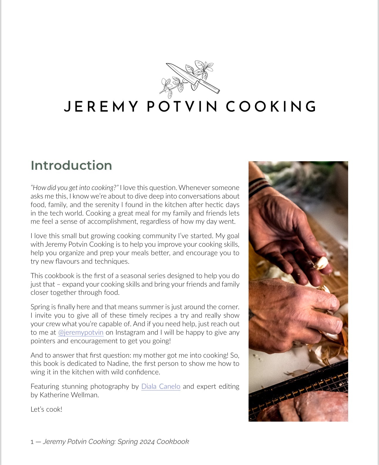 Volume One Cookbook