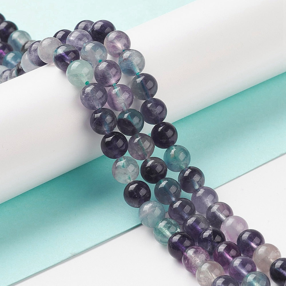 Fluorite  Gemstone Bead
