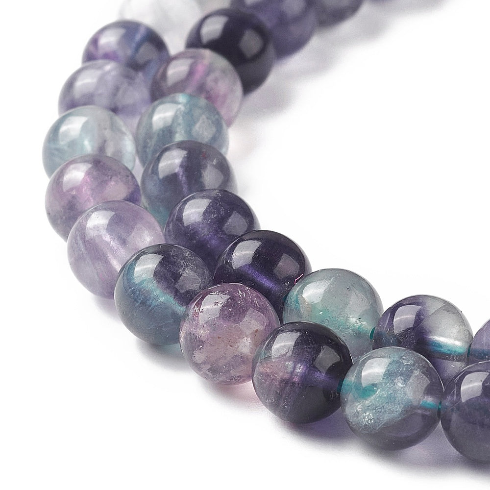Fluorite  Gemstone Bead