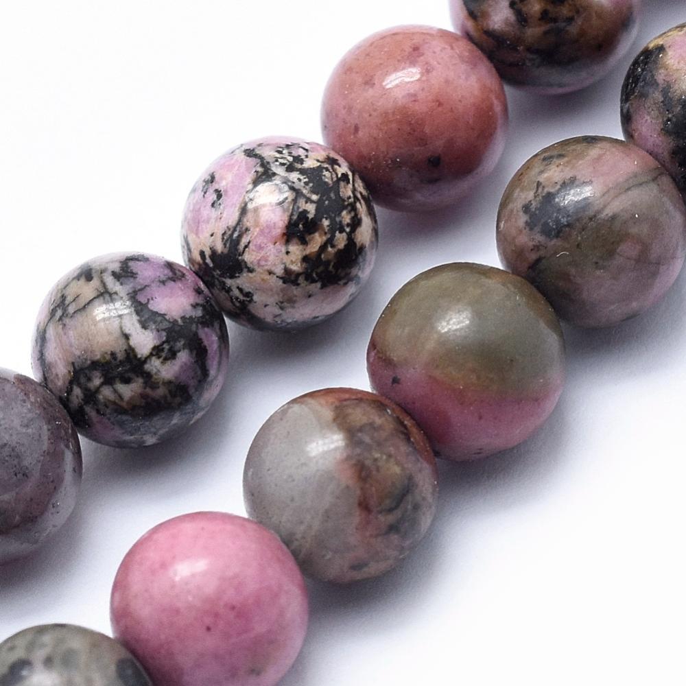 Rhodonite Gemstone Beads