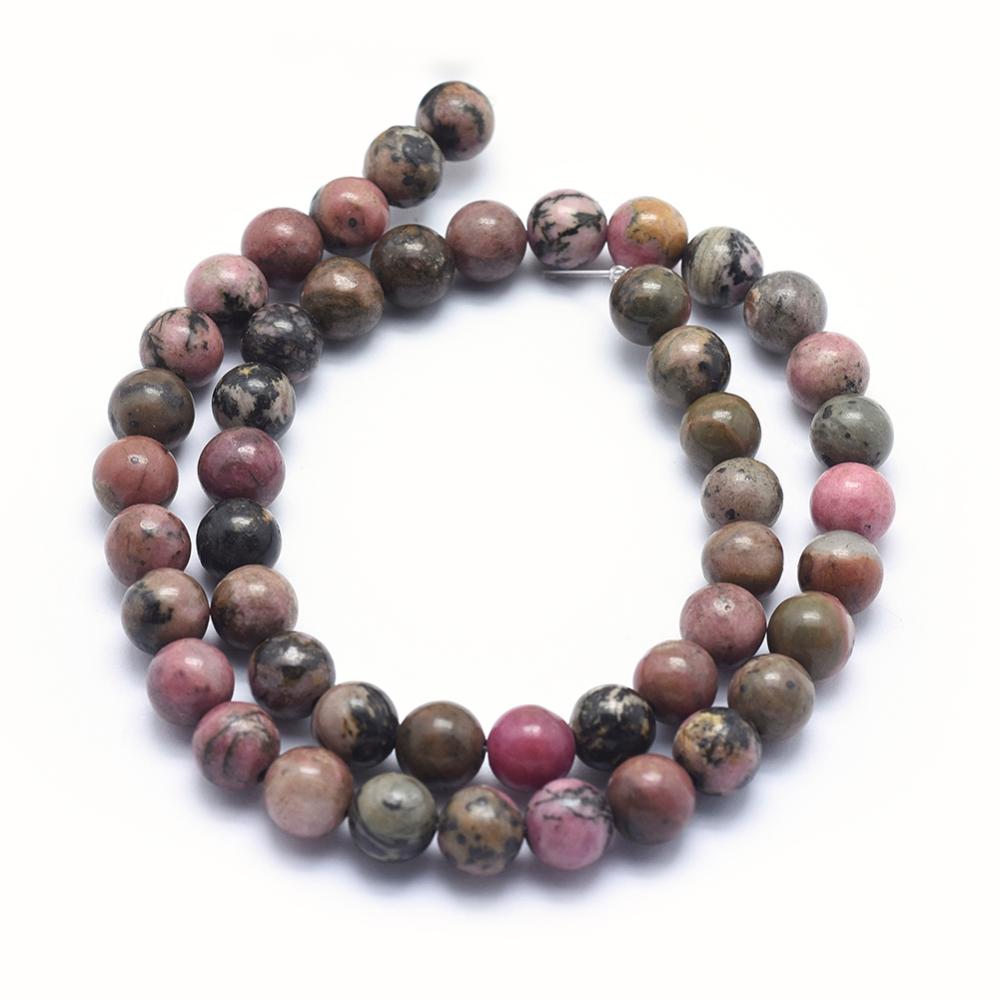 Rhodonite Gemstone Beads