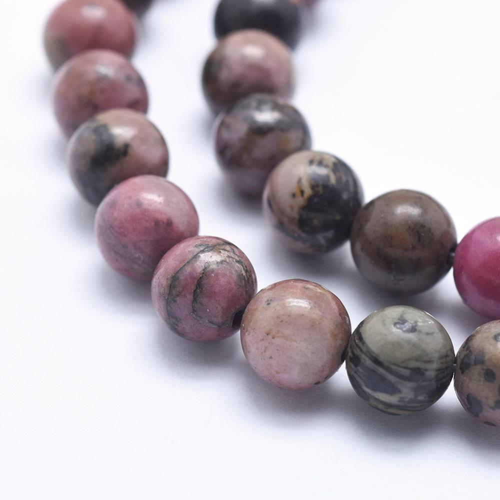 Rhodonite Gemstone Beads
