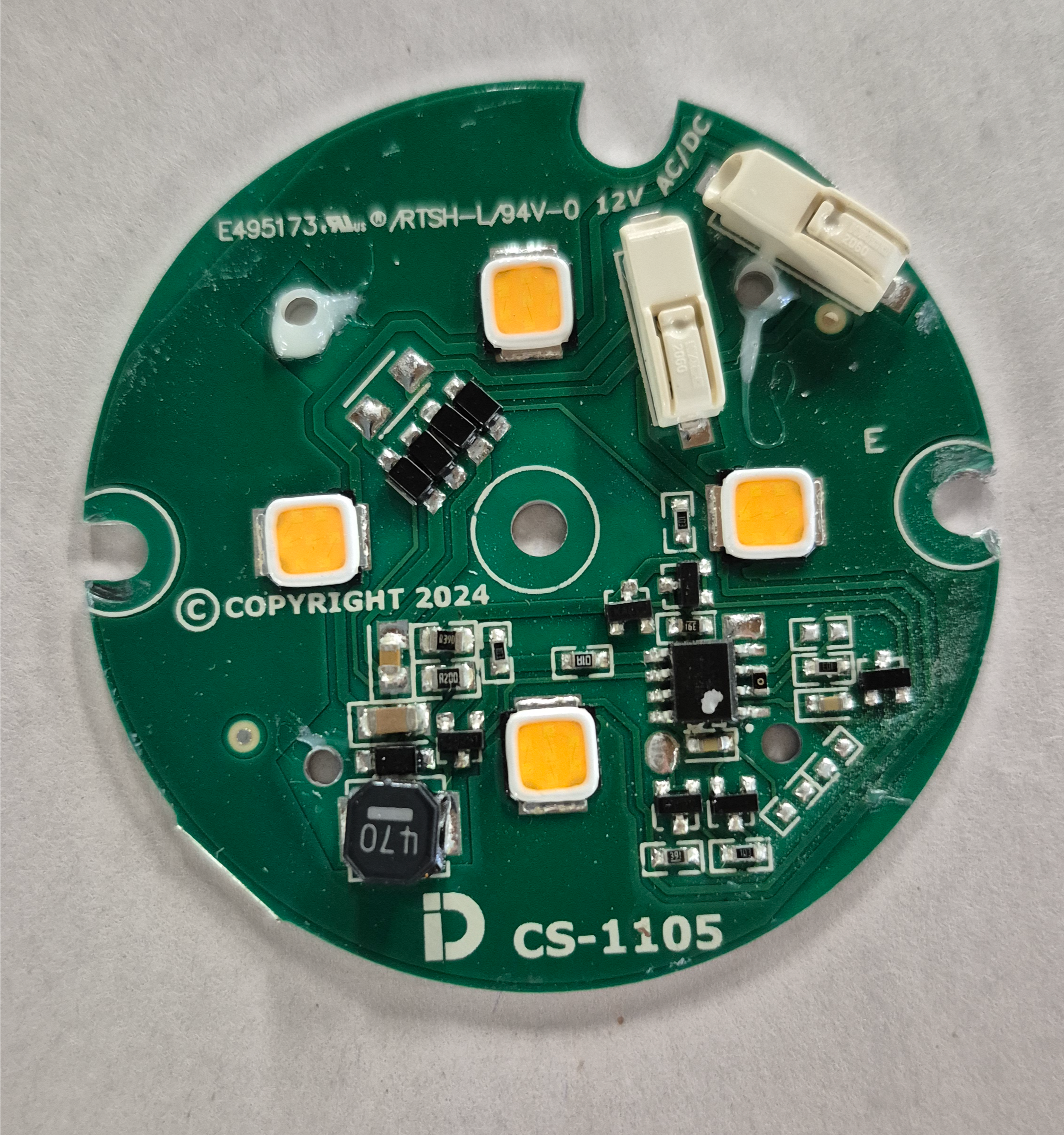 DEL de remplacement 8 watts 12 VOLTS pour luminaire extérieur Snoc.