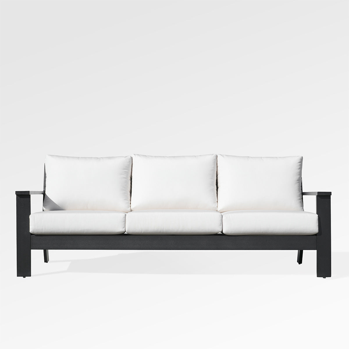 Magnolia Black Aluminum Sofa Set with Sunbrella® Cushions