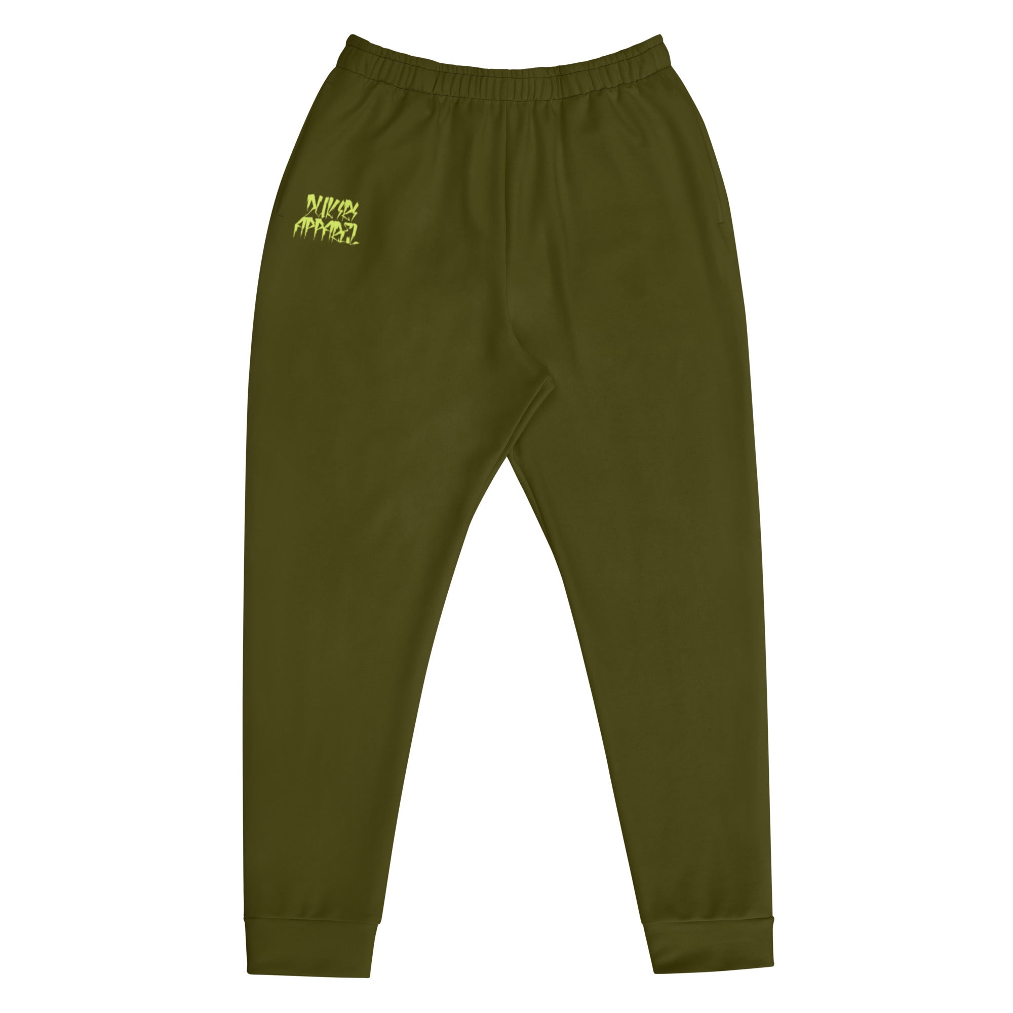 Men's  Premium Recycled Fleece Joggers-Urban Logo Karaka Green