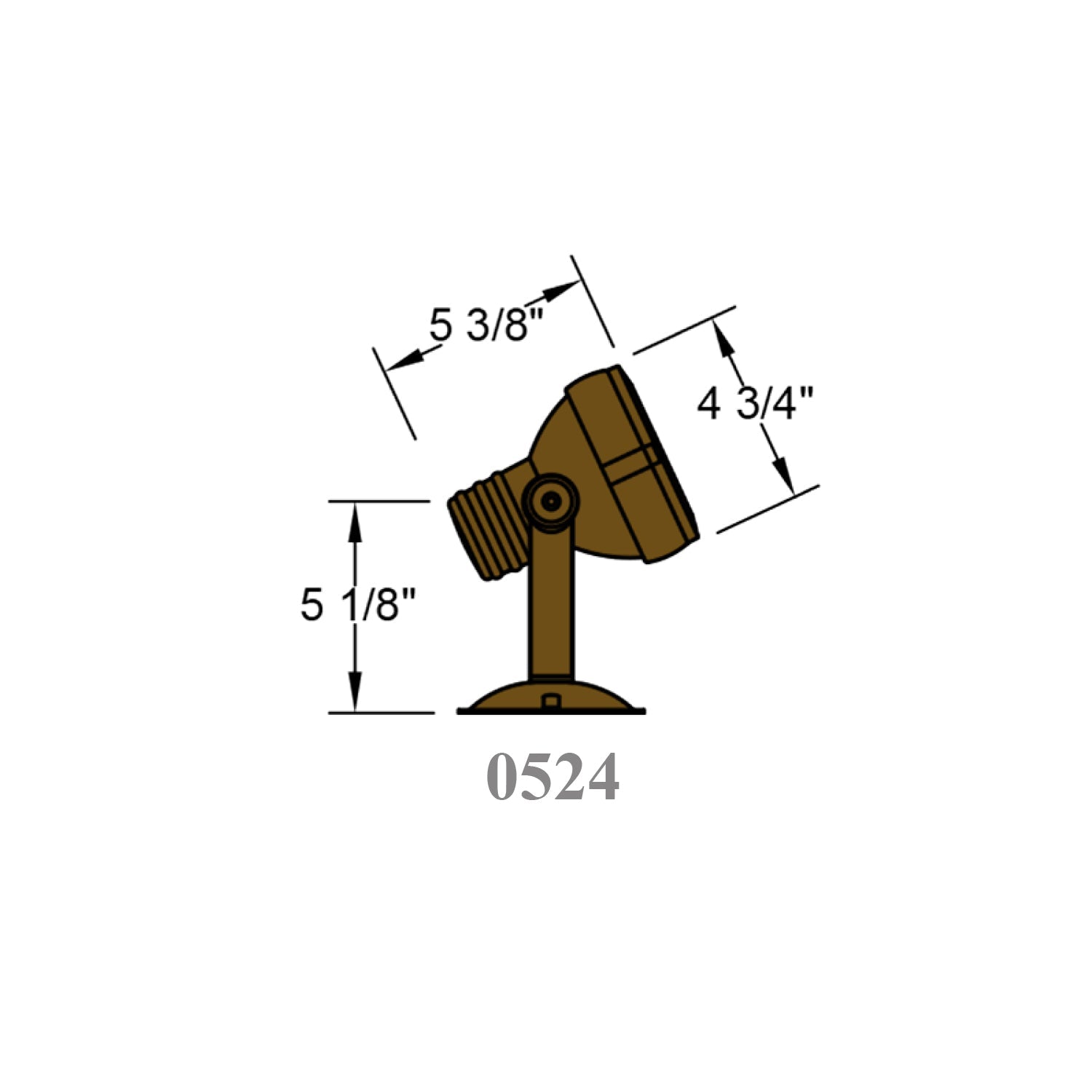 Luminaire paysager d'accentuation - 0524