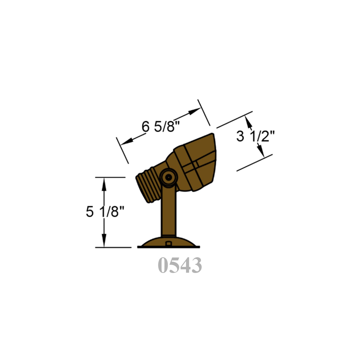 Luminaire paysager d'accentuation - 0543