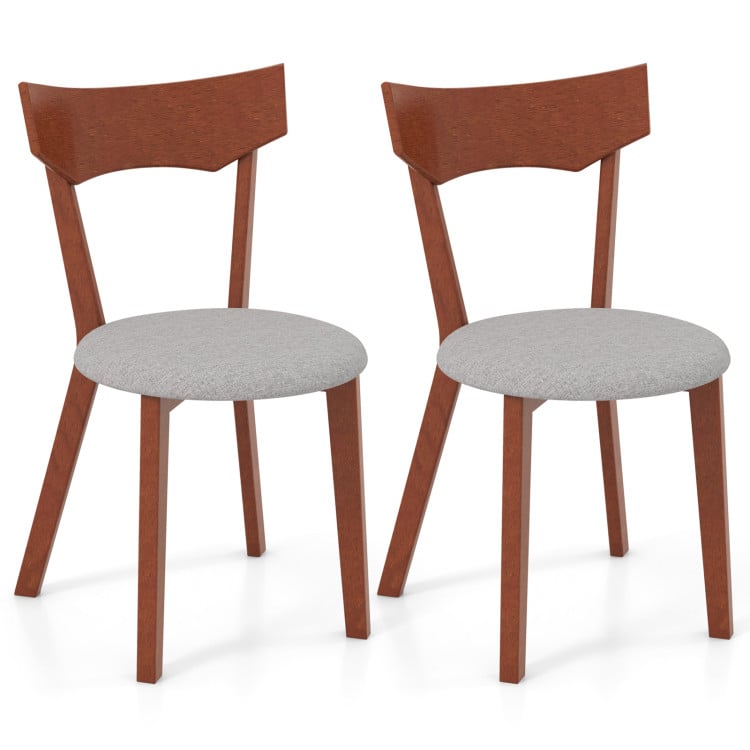 Modern Furniture Set with 2 Dining Chairs  Computer Desk and 3 Pieces Coffee Tables