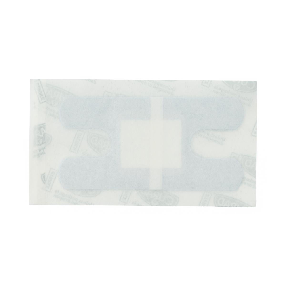 CURAD Flex Fabric Detectable Knuckle Bandage, Blue, 1 1/2" x 3", Box of 100
