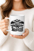 Northern & Unbothered Mug — Funny Cabin Campfire Coffee Cup