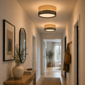 NICOL Scandinavian Flush Mount Ceiling Light for Hallway, Bedroom & Kitchen