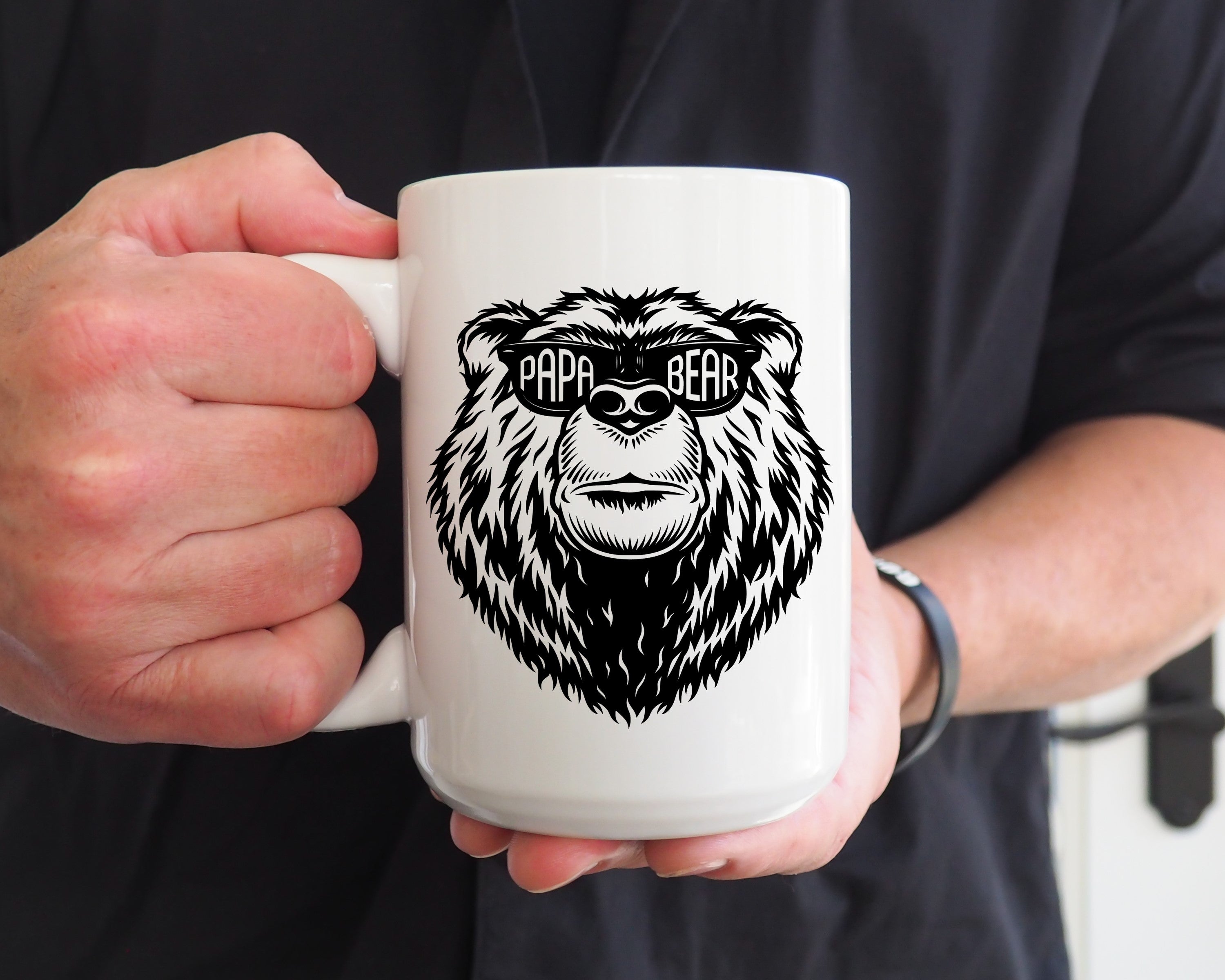Papa Bear Mug — Funny Coffee Mug for Dads