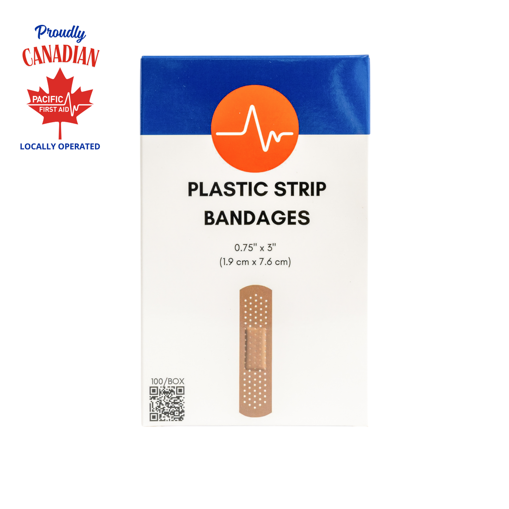 Plastic Strip Bandage 3/4" x 3" (100pcs/box)