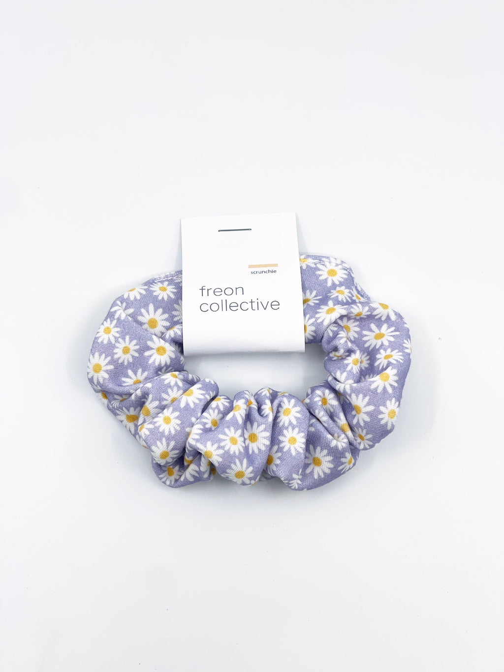 Hair Scrunchie - Lilac Daisies