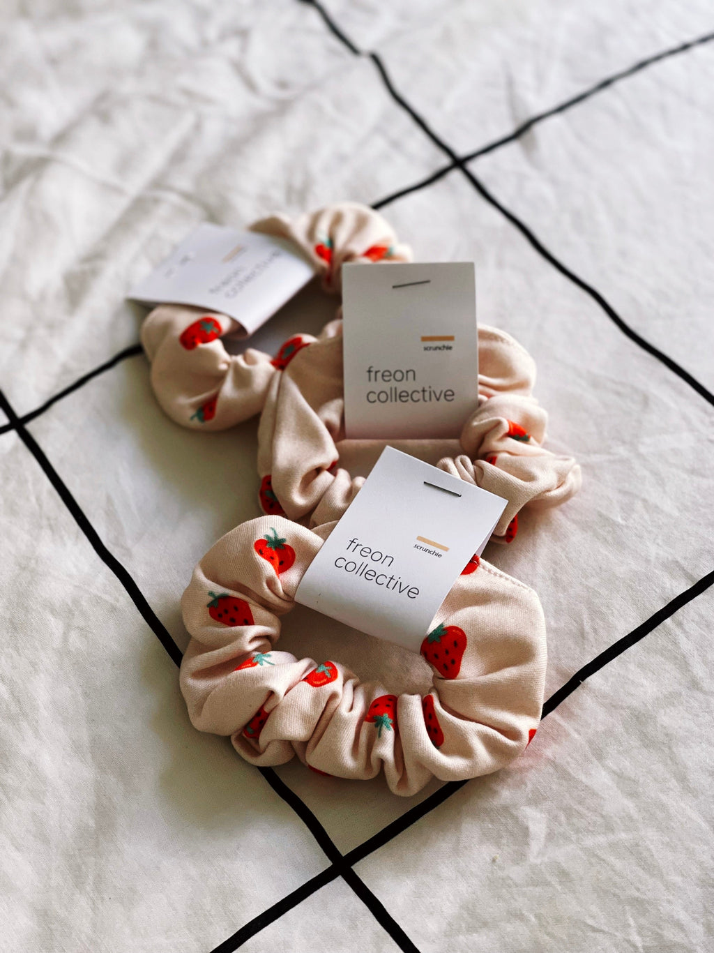 Hair Scrunchie - Strawberry