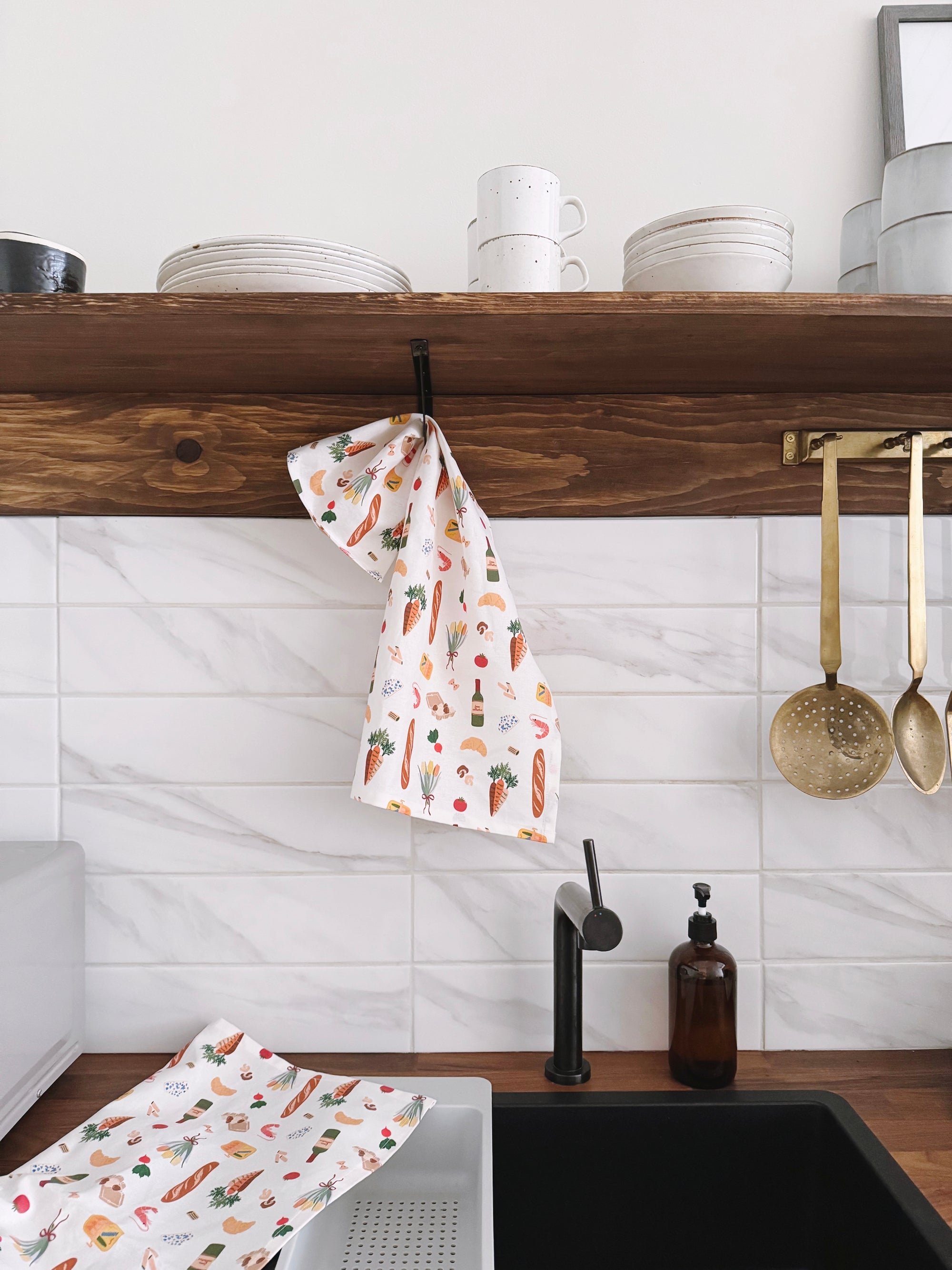 Tea Towel - Farmers Market