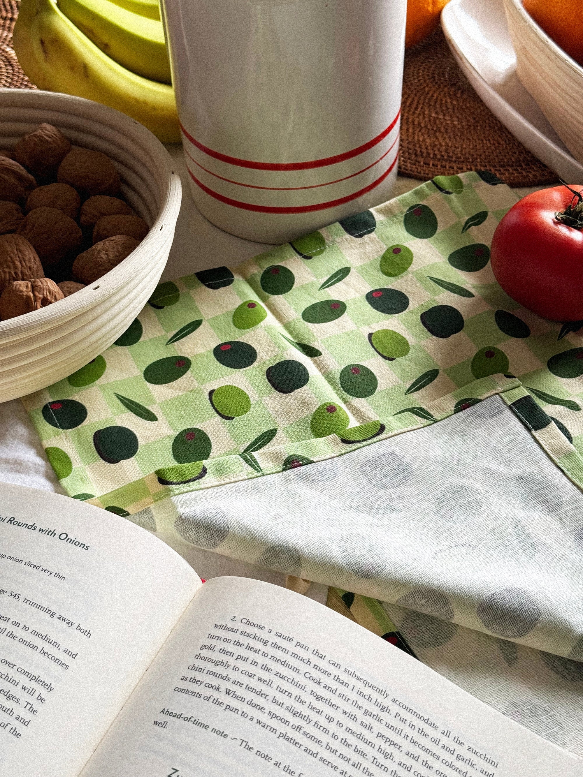 Tea Towel - Olives