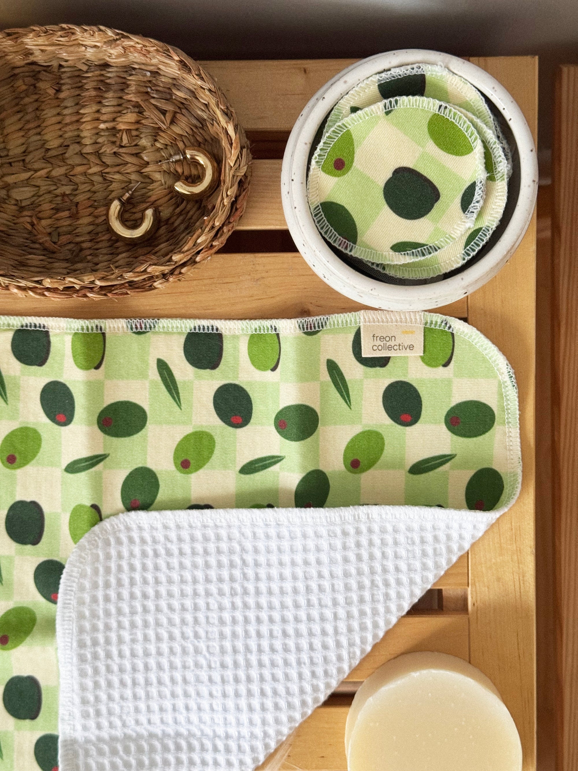 Face Cloth - Olives