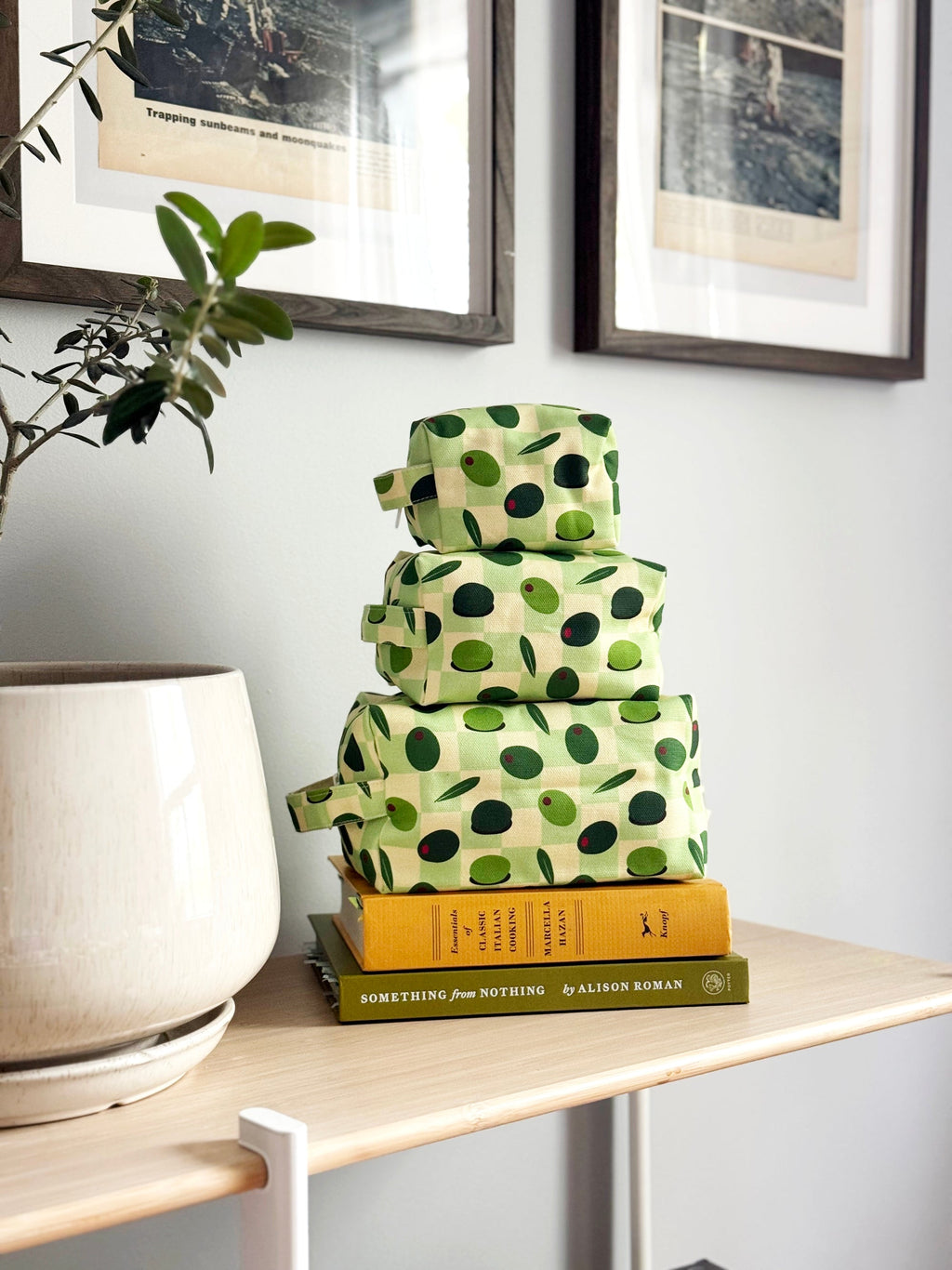 Makeup Bag - Olives