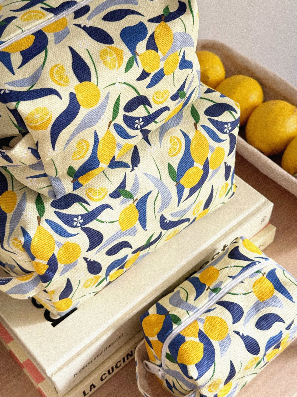 Makeup Bag - Lemons