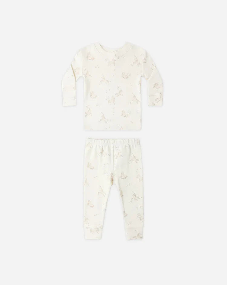 Jersey Pajama Set | Unicorns | Quincy Mae