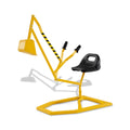 Sandbox Toy Digger with 2-Handed Controls and Flexible Shovel for Kids-Yellow