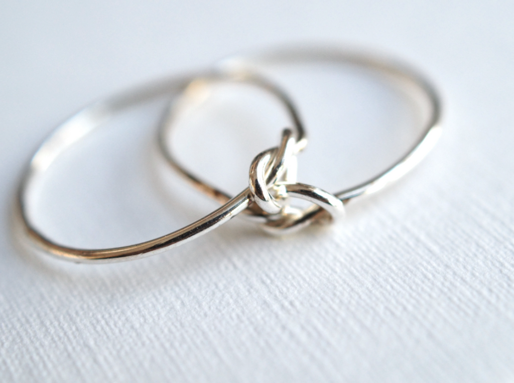 Double Knot Ring Silver