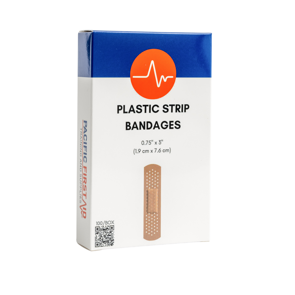 Plastic Strip Bandage 3/4" x 3" (100pcs/box)