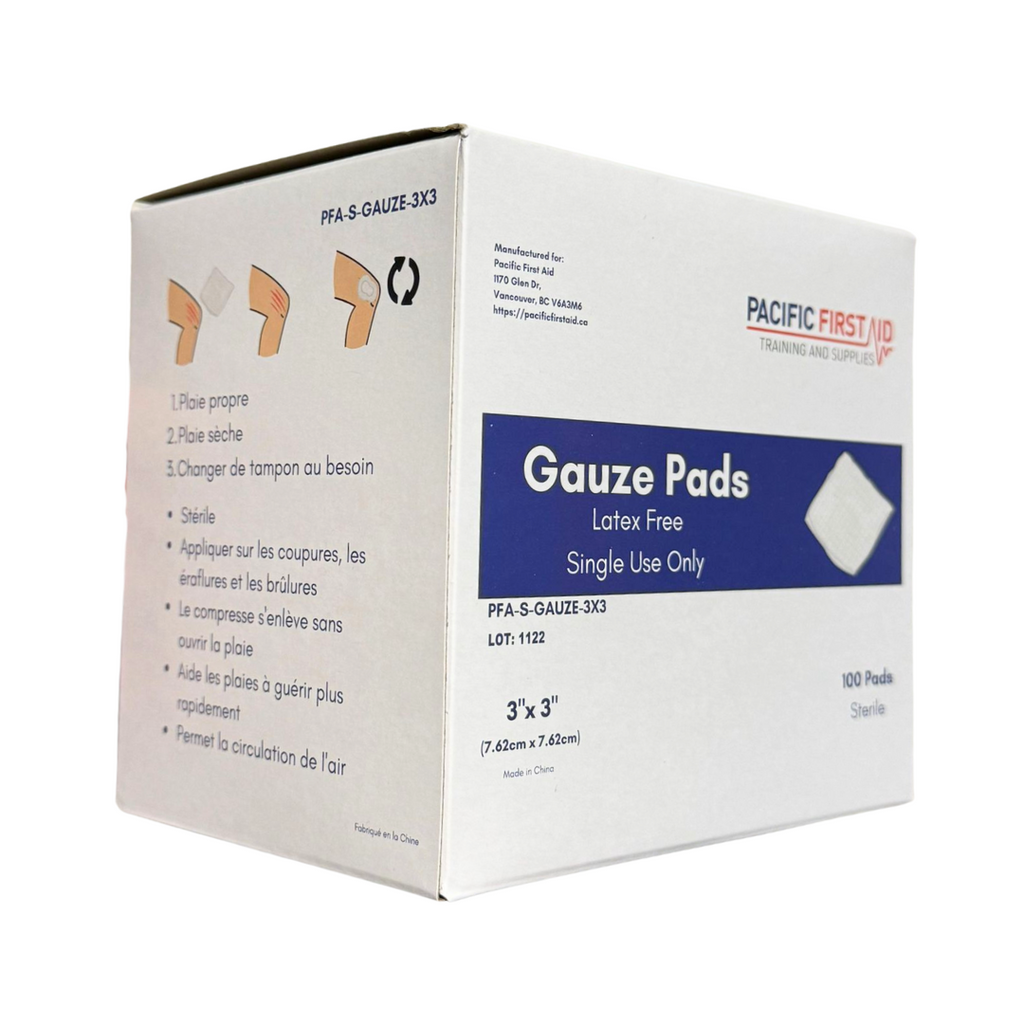 Sterile Gauze Pad 3"x 3" & 4"x 4"