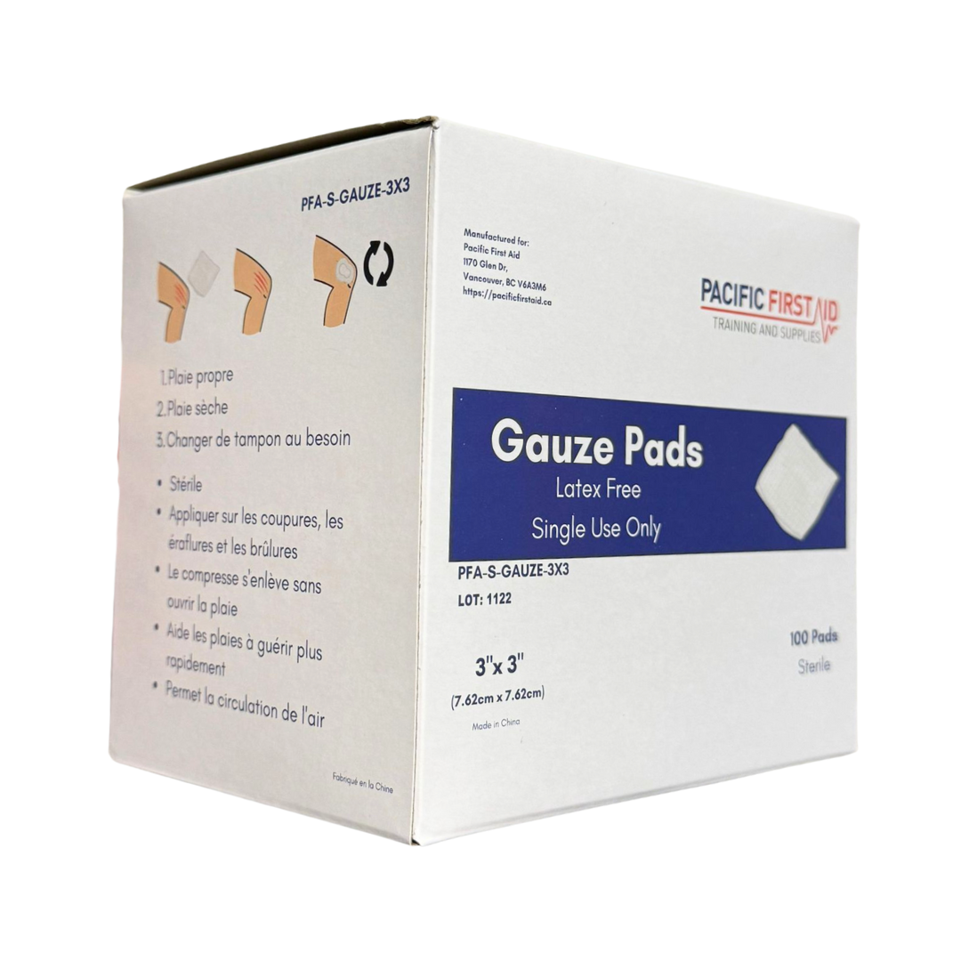 Sterile Gauze Pad 3"x 3" & 4"x 4"