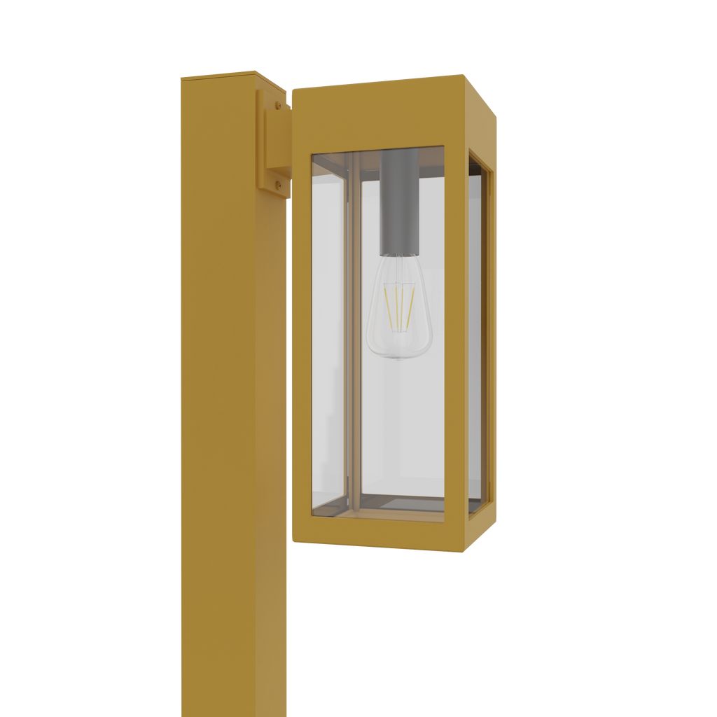 Stockholm • Luminaire pour poteau extérieur montage vers le bas fond ouvert format moyen [21636]
