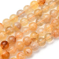 Yellow Fluorite Gemstone Bead