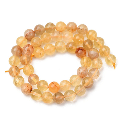Yellow Fluorite Gemstone Bead