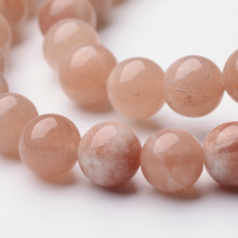 Sunstone Gemstone Beads