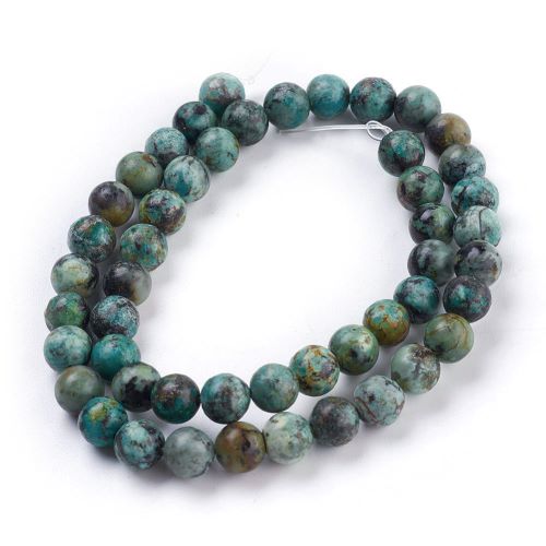 African Turquoise Jasper Gemstone Bead