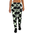 Allover Black Panache Women's Premium Recycled Joggers-Crusader