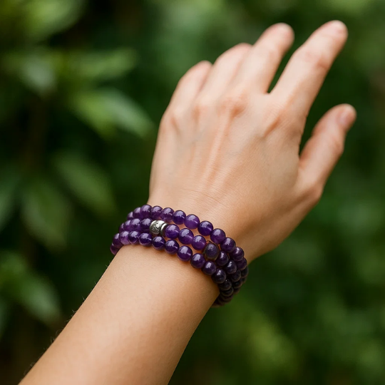 Amethyst Gemstone Bracelet