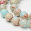 Aqua Terra Jasper Light Gemstone Bead