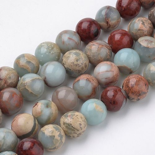 Aqua Terra Jasper Gemstone Beads - All Sizes
