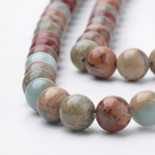 Aqua Terra Jasper Gemstone Beads - All Sizes