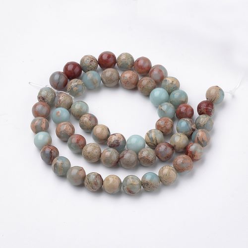 Aqua Terra Jasper Gemstone Beads - All Sizes