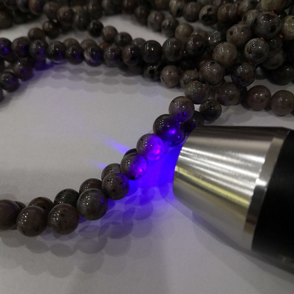 Fluorescent Syenite Rock (Yooperlite) Gemstone Bead