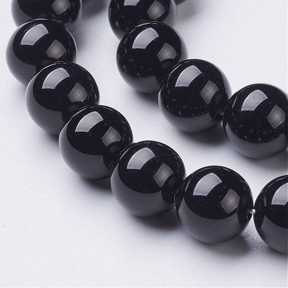 Black Onyx Gemstone Bead