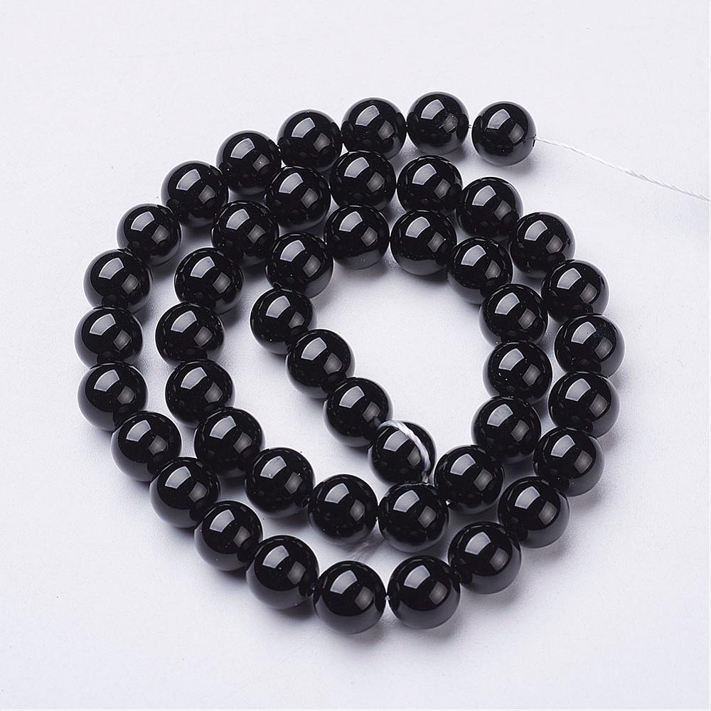 Black Onyx Gemstone Bead