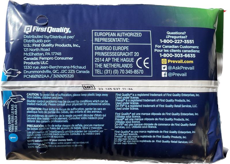 Prevail Air ™ Stretchable Daily Briefs (Ultimate Plus Absorbency)