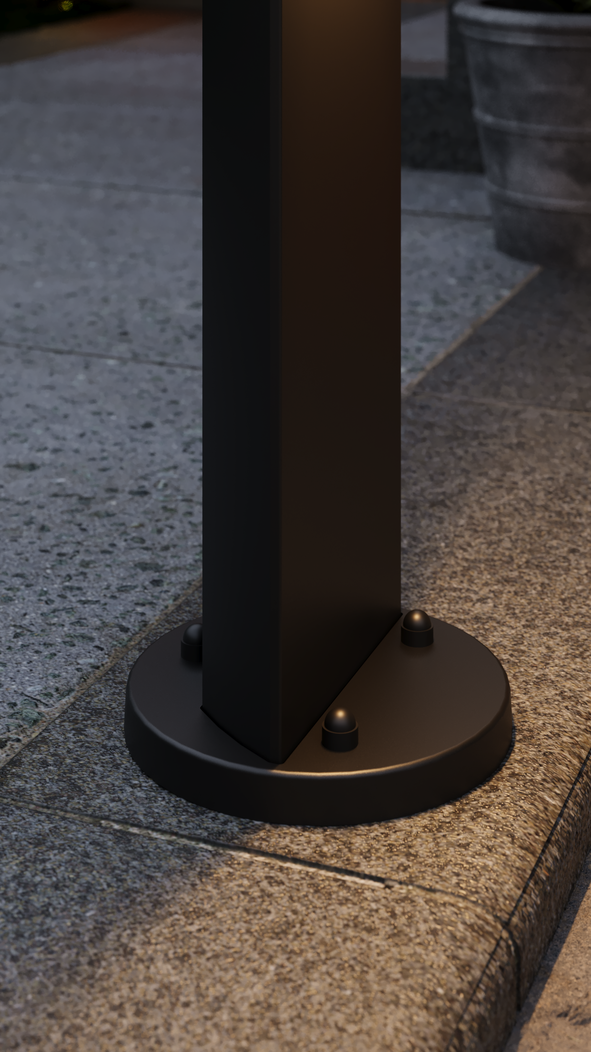 Piédestal Universel EVC SNOC • pour borne de recharge résidentielle de véhicule électrique  • P1