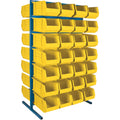 Double-Sided Stationary Bin Rack, 36" W x 24" D x 61" H, 56 Bins