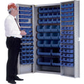 Deep-Door Combination Cabinet, 38" W x 24" D x 72" H, 36 Shelves